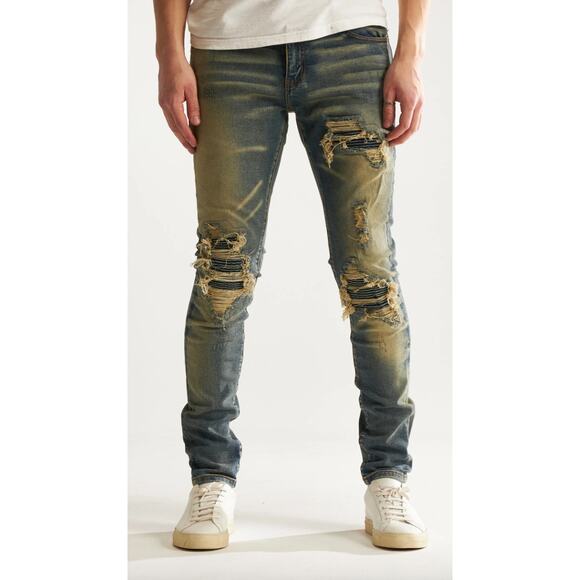 embellish denim Other - NWT Embellish Denim, Griffin Rip & Repair Denim, 44x34, SOLD OUT